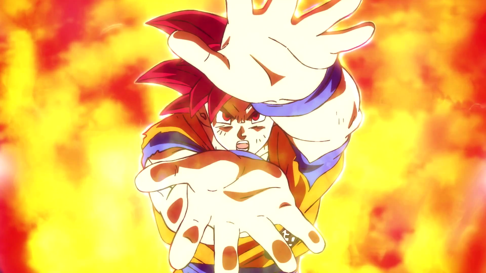 goku super sayian god form